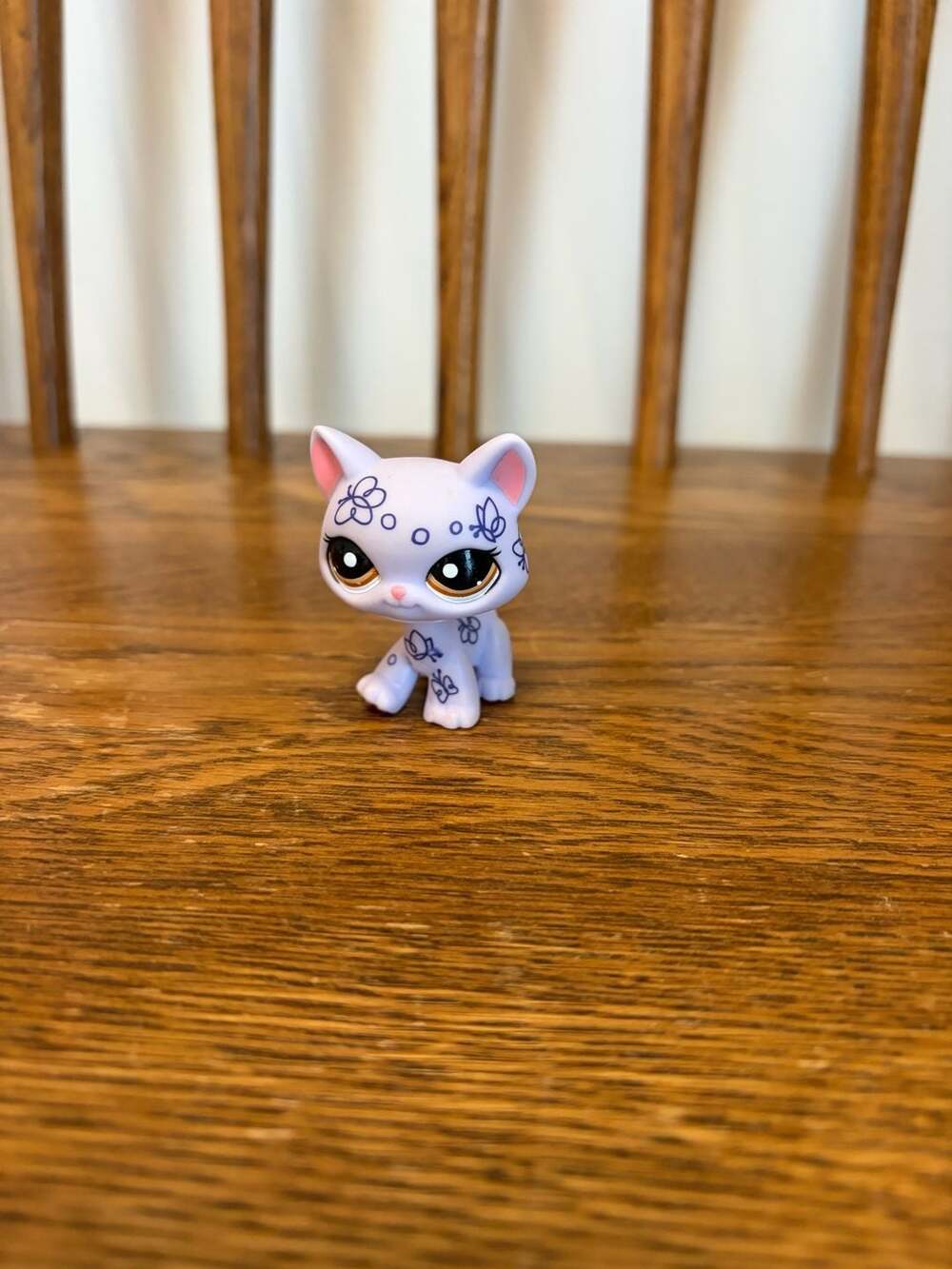 Littlest Pet Shop Purple Cat Butterfly Figure LPS